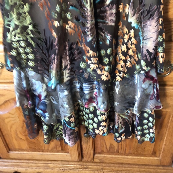 Boston Proper Flowy Midi-skirt Size 4 very gently used - Picture 4 of 11